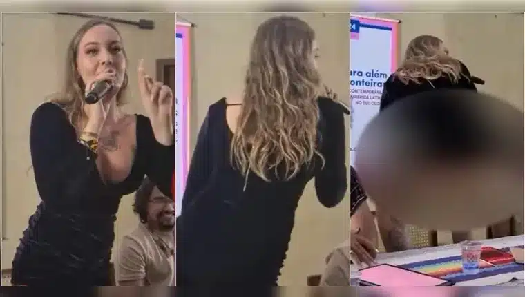 Historiadora viraliza com dança erótica durante palestra; VÍDEO