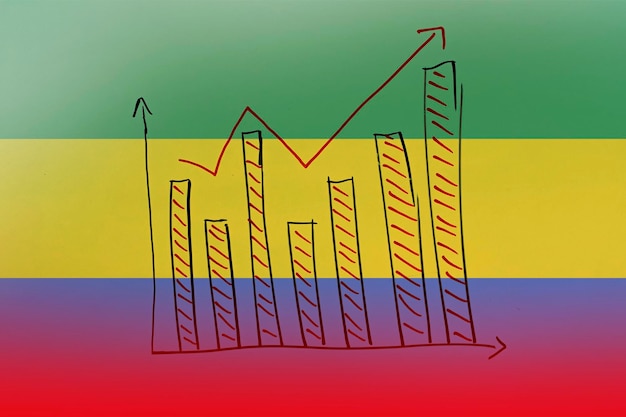 A graph showing the increasing debt rate in Brazil over the last year, with a highlighted section indicating the potential decrease achievable through debt refinancing programs.