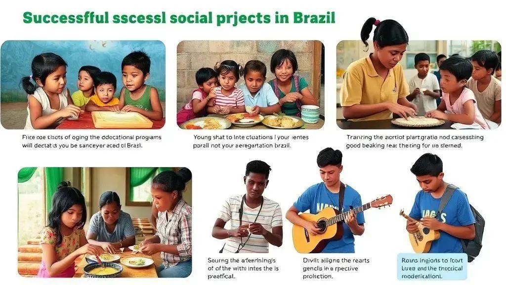 Exemplos de sucesso em projetos sociais Exemplos de sucesso em projetos sociais