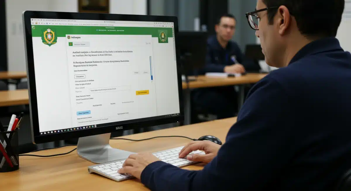 Pessoa consultando site da Justiça Eleitoral para verificar situação do título de eleitor.