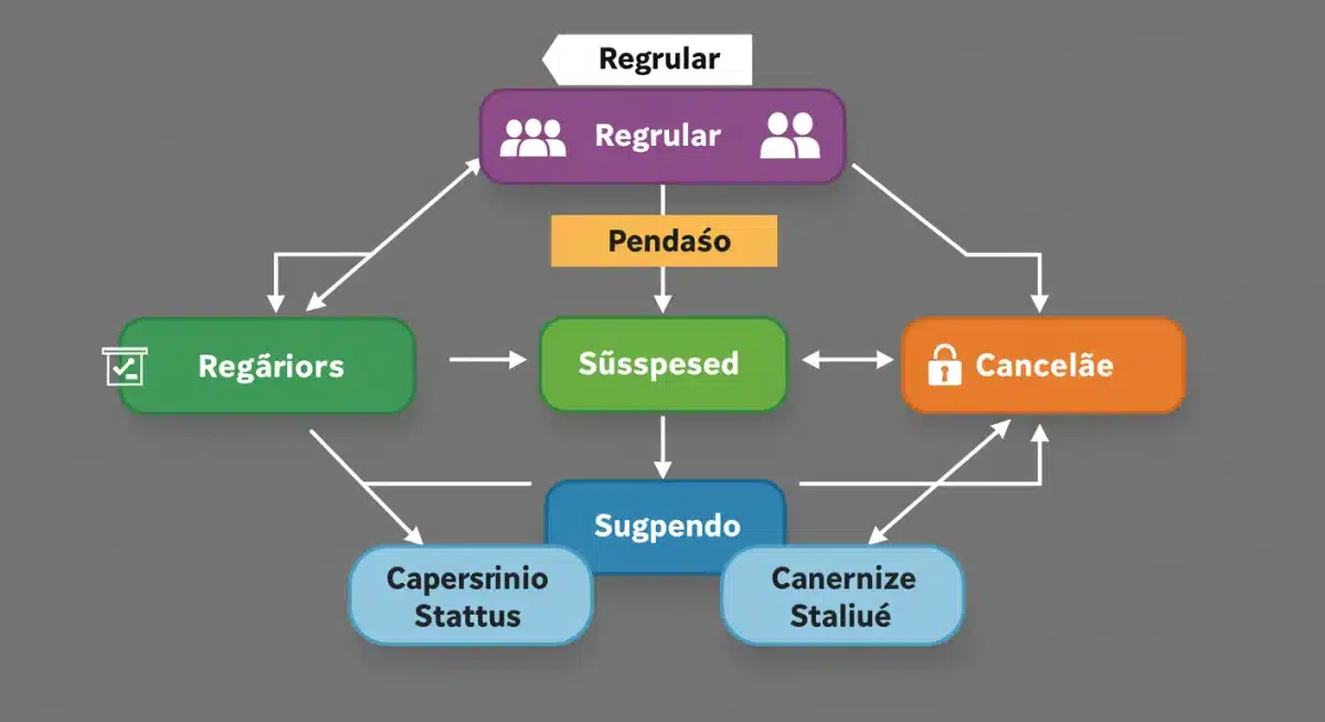 Fluxograma explicativo dos status do CPF e como regularizá-los.