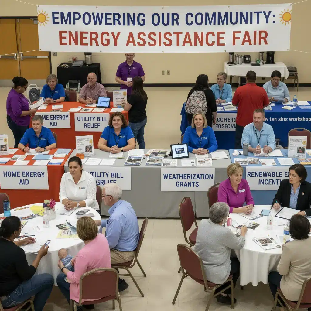 Community event for energy assistance program outreach