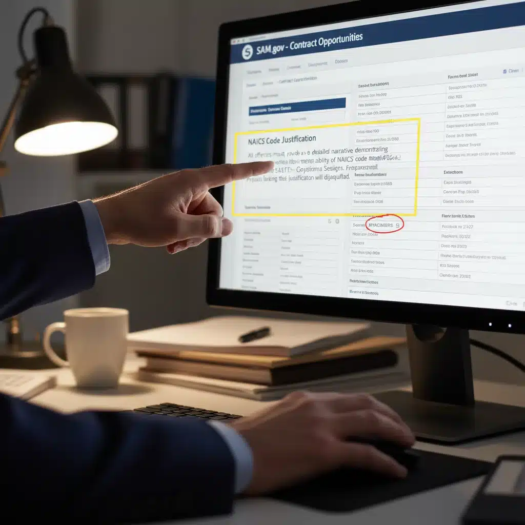 Researching federal contracting opportunities online