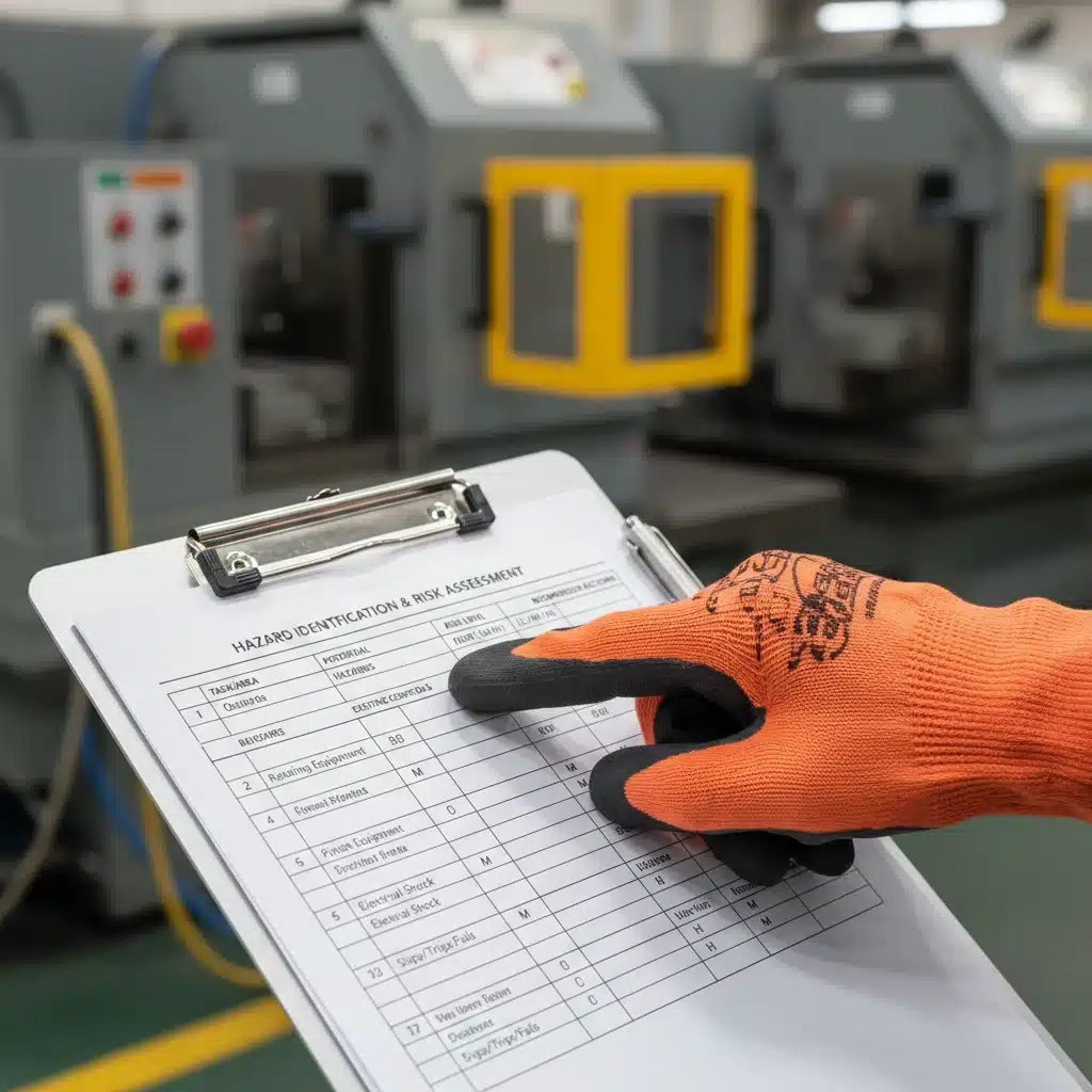 Detailed safety checklist for hazard identification in workplace