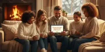 Family comfortably warm at home, researching LIHEAP benefits for 2026
