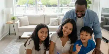 Family preparing federal housing assistance application forms for 2026