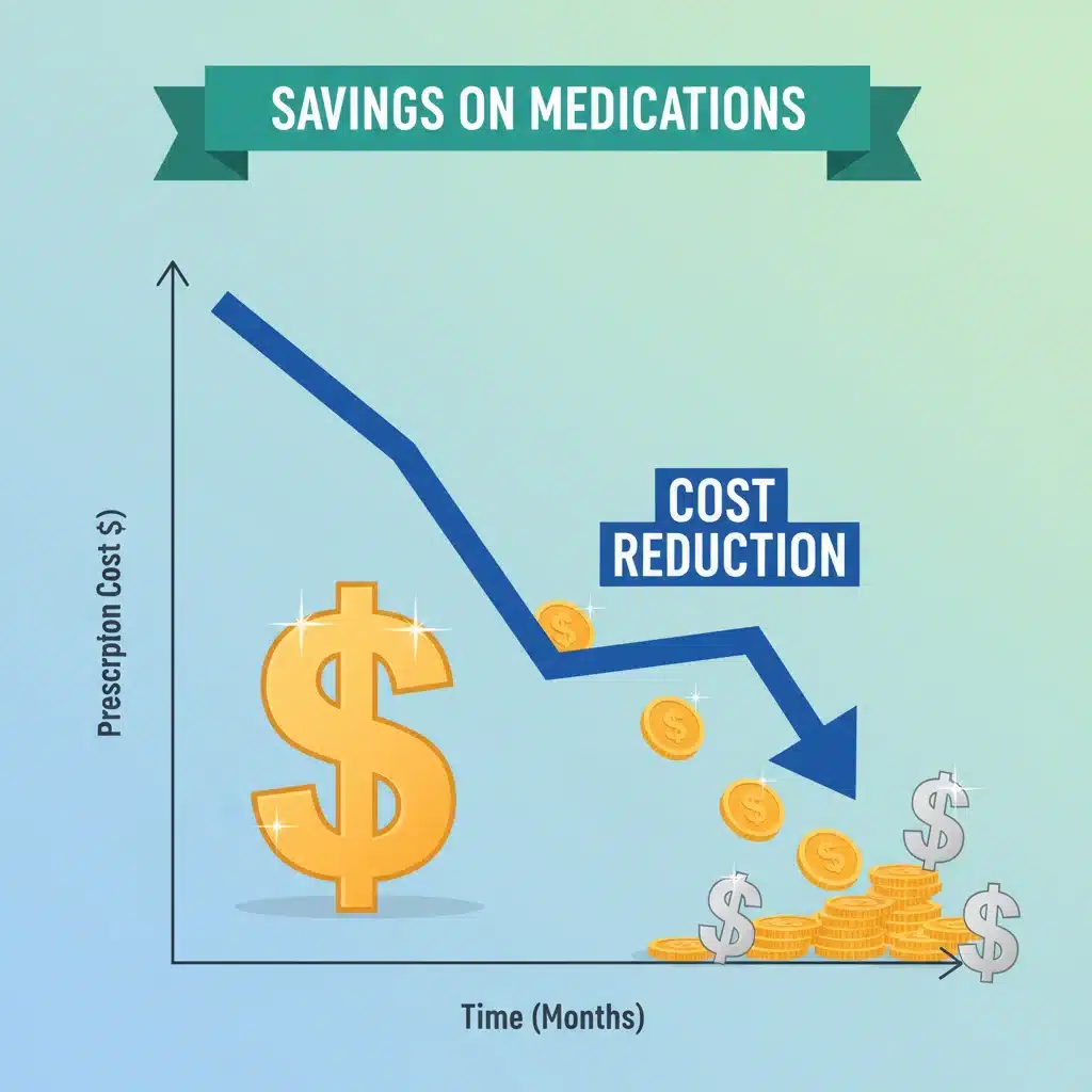Visualizing prescription cost savings with Medicare Part D
