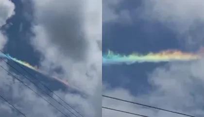 Arco-íris de fogo: entenda fenômeno raro visto no céu do Piauí